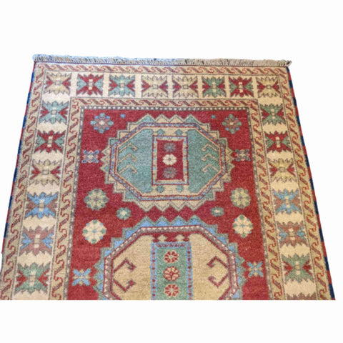 187 x 121 cm Kazak Magenta Rug - Rugoutlet