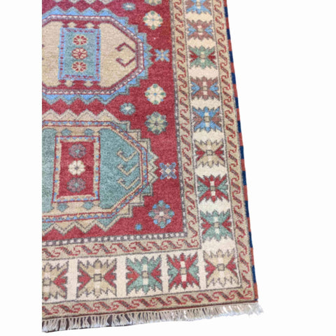 187 x 121 cm Kazak Magenta Rug - Rugoutlet