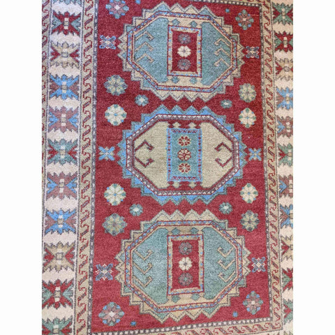 187 x 121 cm Kazak Magenta Rug - Rugoutlet