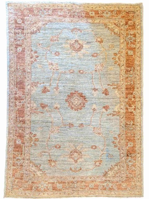 188 x 112 cm Ziegler Yellow Beige Rug - Rugoutlet