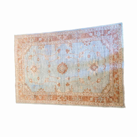 188 x 112 cm Ziegler Yellow Antique Beige Rug - Rugmaster