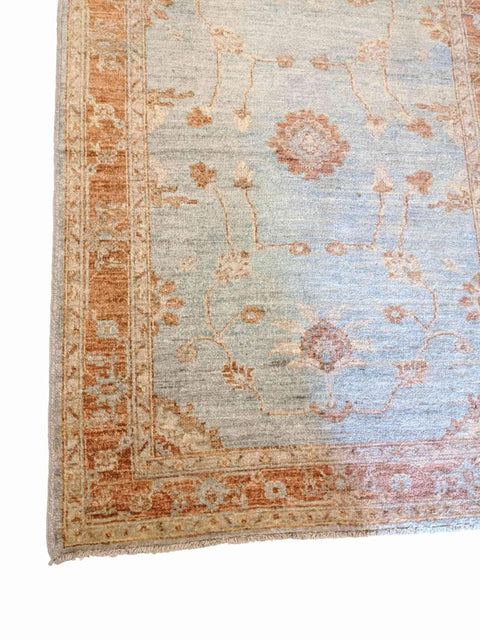188 x 112 cm Ziegler Yellow Antique Beige Rug - Rugmaster