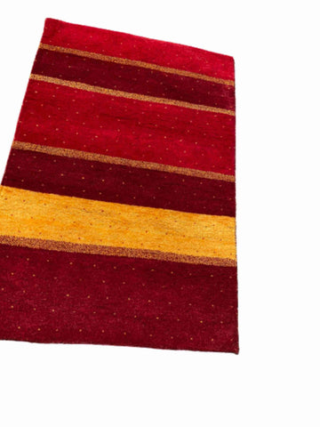 189 x 122 cm Persian Gabbeh Tribal Red Rug - Rugmaster