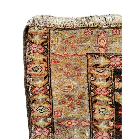 190 x 117 cm Antique Anatolian Brown Rug - Rugoutlet