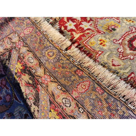 190 x 117 cm Antique Anatolian Brown Rug - Rugoutlet