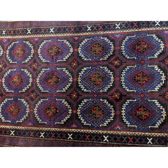 190 x 120 cm Persian Baluch Traditional Purple Rug - Rugmaster