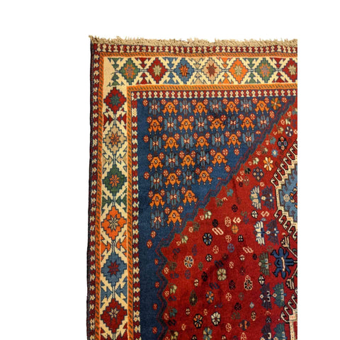 190 x 148 cm Persian Yalameh Tribal Red Rug - Rugmaster