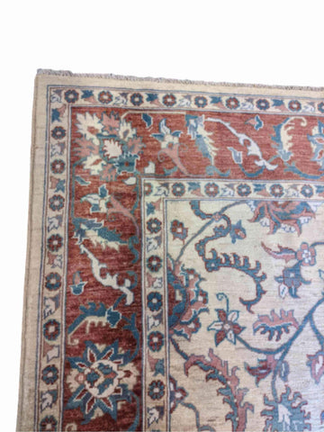 190 x 149 cm Ziegler Antique Beige Rug - Rugmaster