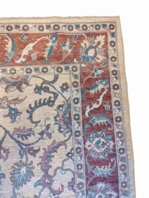 190 x 149 cm Ziegler Antique Beige Rug - Rugmaster