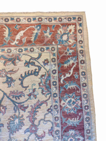190 x 149 cm Ziegler Antique Beige Rug - Rugmaster
