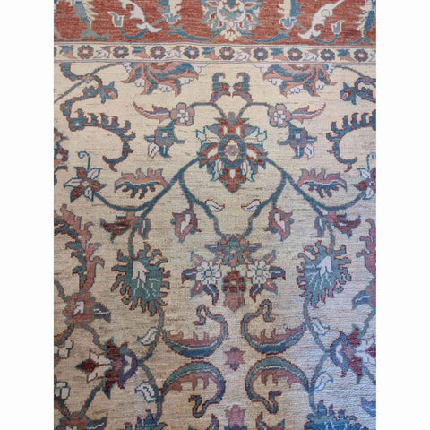 190 x 149 cm Ziegler Antique Beige Rug - Rugmaster