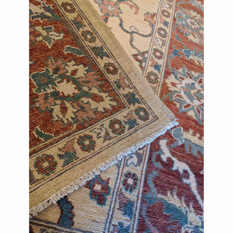 190 x 149 cm Ziegler Antique Beige Rug - Rugmaster