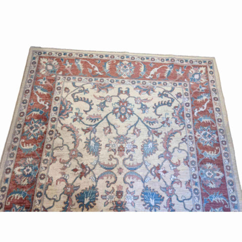 190 x 149 cm Ziegler Antique Beige Rug - Rugmaster