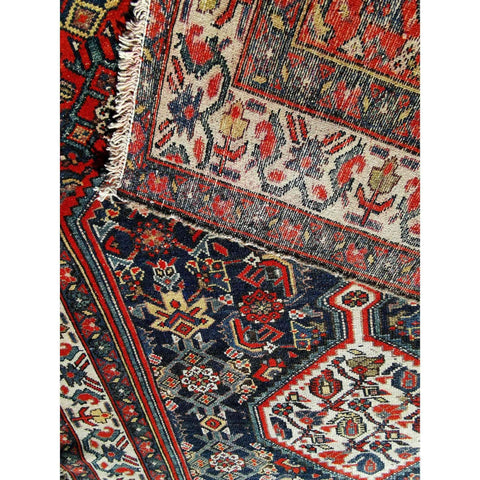 191 x 130 cm Old Persian Malayer Traditional Brown Rug - Rugoutlet