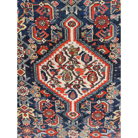 191 x 130 cm Old Persian Malayer Traditional Brown Rug - Rugoutlet
