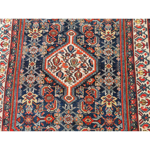 191 x 130 cm Old Persian Malayer Traditional Brown Rug - Rugoutlet