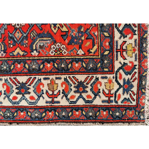 191 x 130 cm Old Persian Malayer Traditional Brown Rug - Rugoutlet
