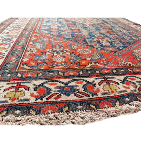 191 x 130 cm Old Persian Malayer Traditional Brown Rug - Rugoutlet