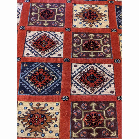 191 x 134 cm Sumak Tribal Red Rug - Rugmaster