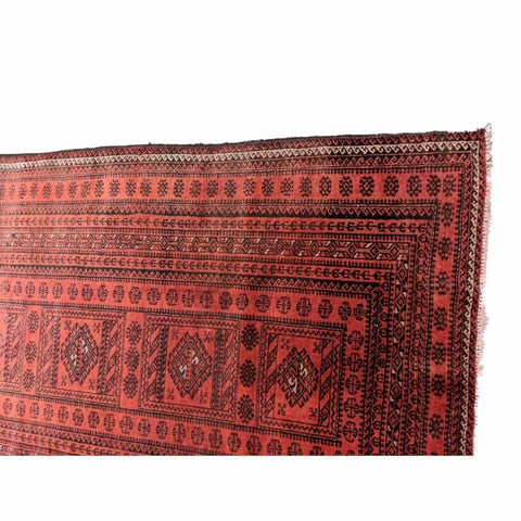 192 x 110 cm Fine Old Persian Baluch Traditional Red Rug - Rugoutlet