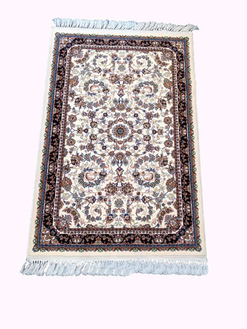 193 x 130 cm Tabriz Powerloom Traditional Brown Rug - Rugoutlet