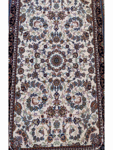 193 x 130 cm Tabriz Powerloom Traditional Brown Rug - Rugoutlet