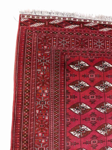 193 x 136 cm Turkaman Tribal Red Rug - Rugmaster