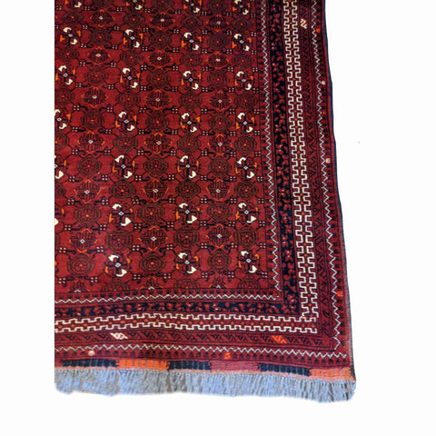 194 x 107 cm Afghan Khan Tribal Red Rug - Rugmaster