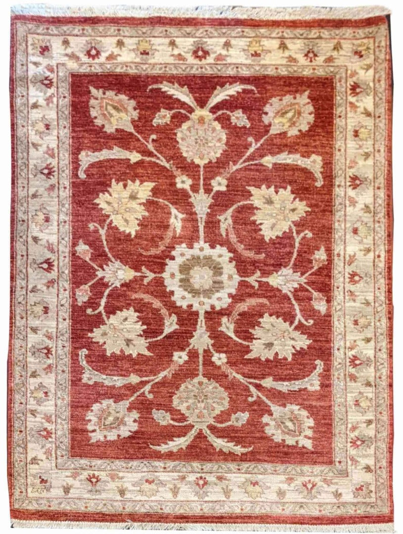 194 x 124 cm Ziegler Antique Beige Rug - Rugmaster