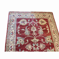 194 x 126 cm Ziegler Red Yellow Beige Rug - Rugoutlet