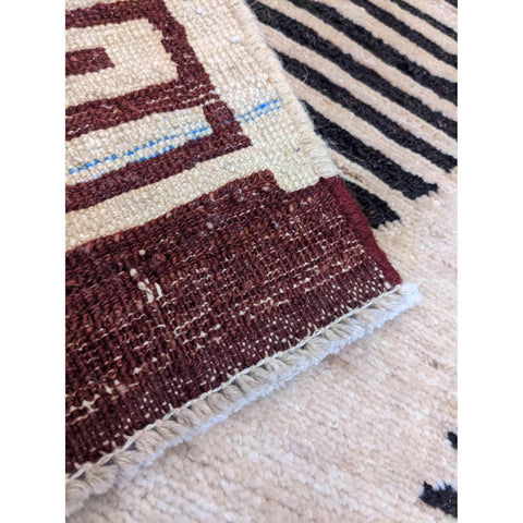 194 x 142 cm Modern Natural Dye Modern Beige Rug - Rugmaster
