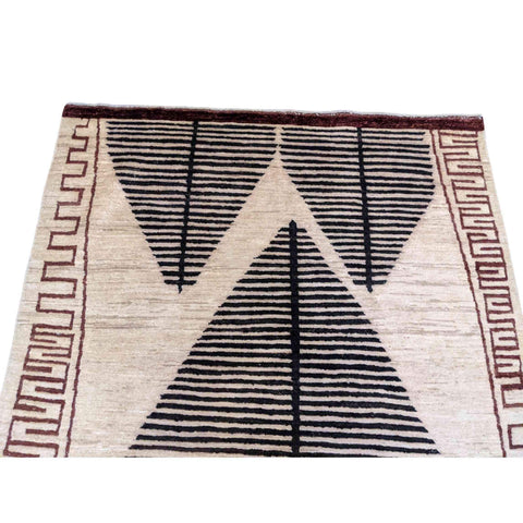194 x 142 cm Modern Natural Dye Modern Beige Rug - Rugmaster