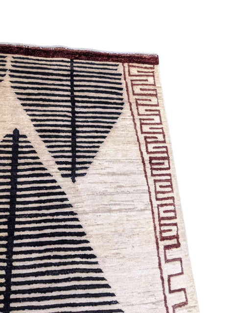 194 x 142 cm Modern Natural Dye Modern Beige Rug - Rugmaster
