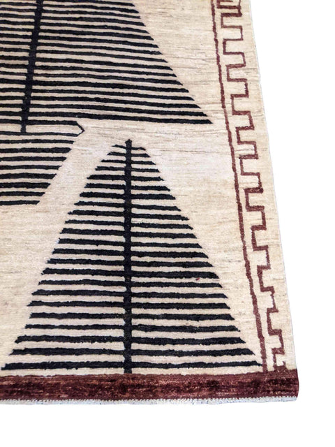 194 x 142 cm Modern Natural Dye Modern Beige Rug - Rugmaster