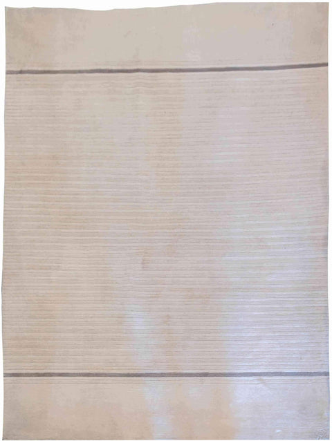 195 x 145 cm Hand made Grey Rug - Rugoutlet