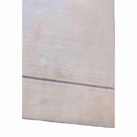195 x 145 cm Hand made Grey Rug - Rugoutlet