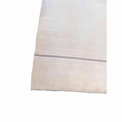 195 x 145 cm Hand made Grey Rug - Rugoutlet