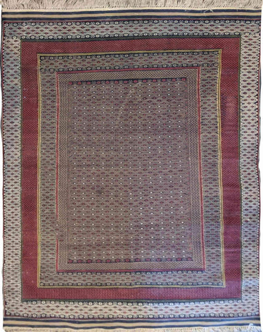 196 x 120 cm Fine Sumak Traditional Red Rug - Rugoutlet