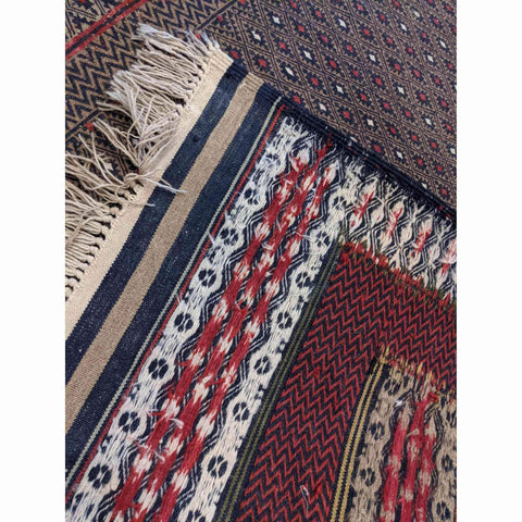 196 x 120 cm Fine Sumak Traditional Red Rug - Rugoutlet