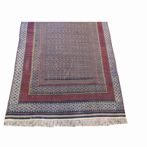 196 x 120 cm Fine Sumak Traditional Red Rug - Rugoutlet