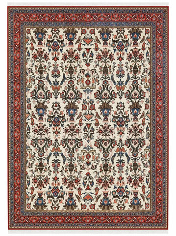Persian Silk Qum Rug 210 x 140 cm (6.89 x 4.59 ft)