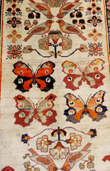 200 x 105 cm Persian shiraz qashqai tribal Tribal Yellow Rug - Rugmaster