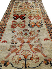 200 x 105 cm Qashqai Persian Tribal Brown Rug - Rugmaster