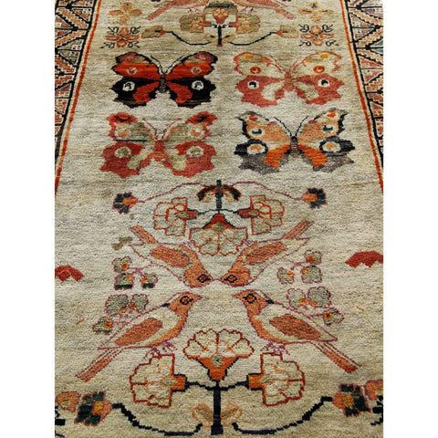 200 x 105 cm Qashqai Persian Tribal Brown Rug - Rugmaster