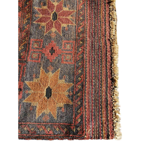 200 x 122 cm Mushwani Tribal Brown Rug - Rugoutlet