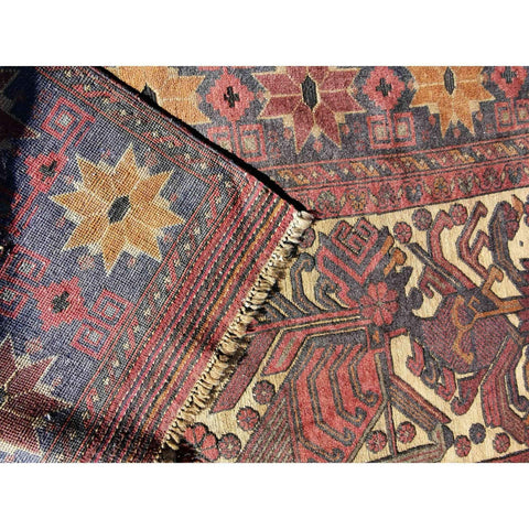 200 x 122 cm Mushwani Tribal Brown Rug - Rugoutlet