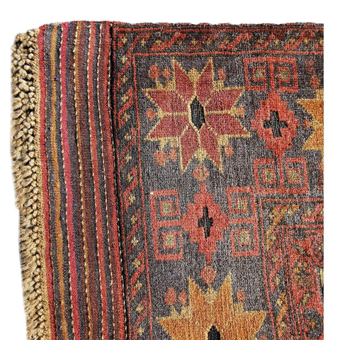 200 x 122 cm Mushwani Tribal Brown Rug - Rugoutlet