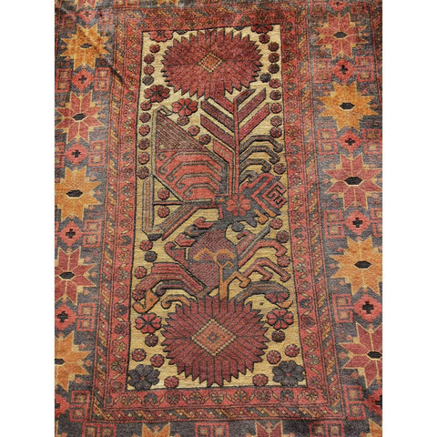 200 x 122 cm Mushwani Tribal Brown Rug - Rugoutlet