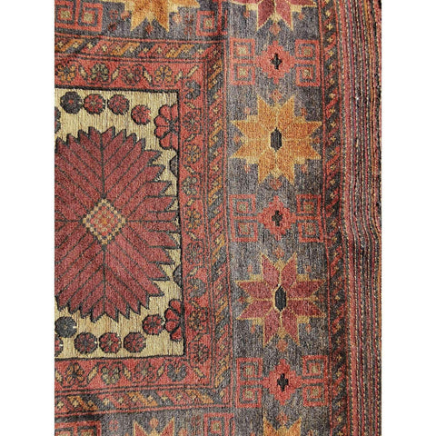 200 x 122 cm Mushwani Tribal Brown Rug - Rugoutlet