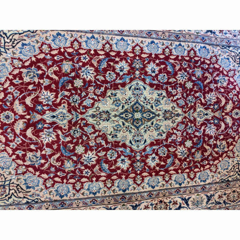 200 x 127 cm Silk & Traditional Magenta Rug - Rugoutlet